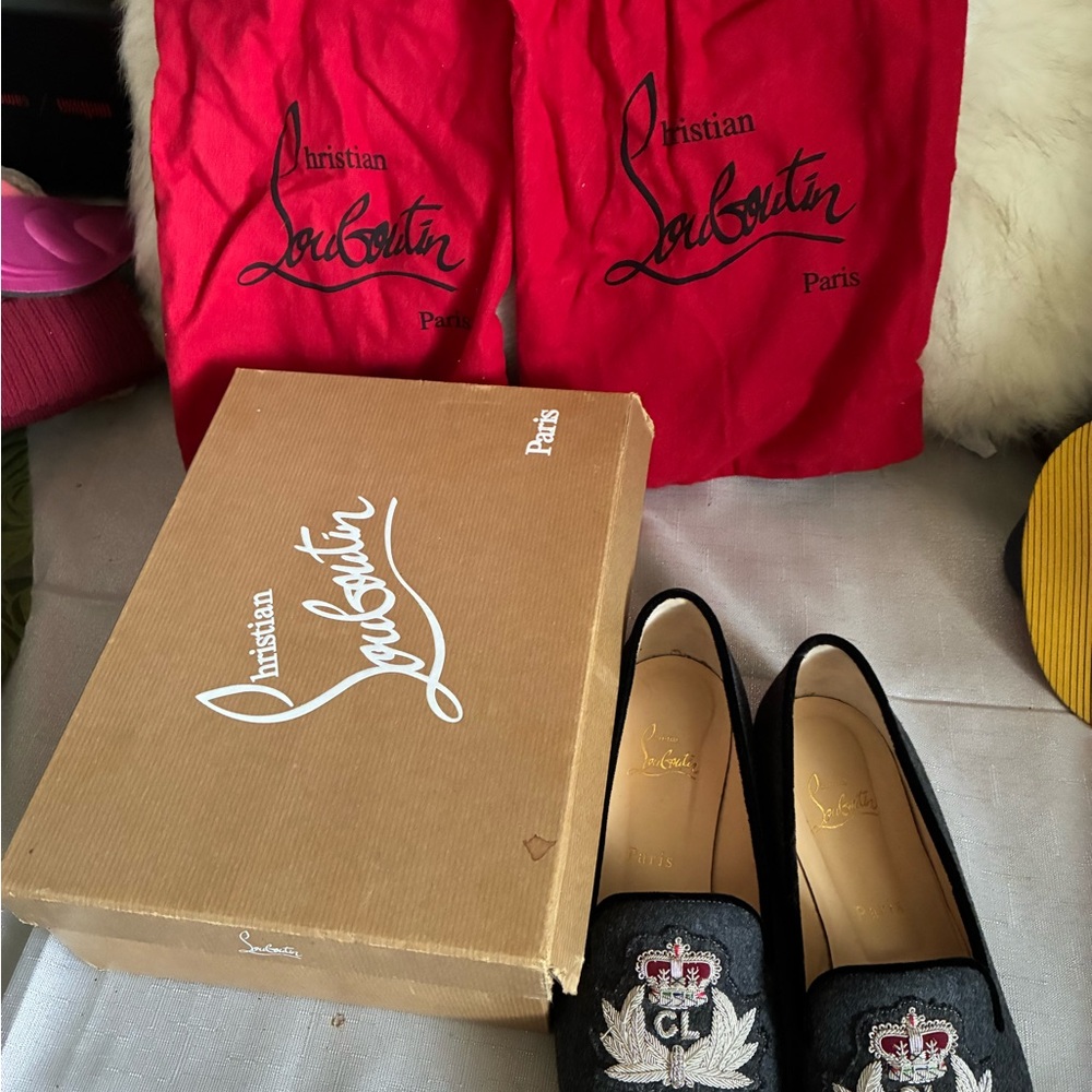 Christian Louboutin Spike Logo Loafers - Picture 7 of 7
